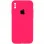 Чохол Silicone Case Square Full Camera Protective (AA) для Apple iPhone XS Max (6.5) - Рожевий / Barbie pink