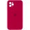 Чохол Silicone Case Square Full Camera Protective (AA) для Apple iPhone 11 Pro (5.8) - Червоний / Rose Red