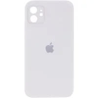 Чехол Silicone Case Square Full Camera Protective (AA) для Apple iPhone 11 (6.1) - Белый / White