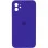Чохол Silicone Case Square Full Camera Protective (AA) для Apple iPhone 11 (6.1) - Фіолетовий / Ultra Violet