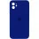Чохол Silicone Case Square Full Camera Protective (AA) для Apple iPhone 11 (6.1) - Синій / Deep navy
