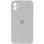 Чохол Silicone Case Square Full Camera Protective (AA) для Apple iPhone 11 (6.1) - Сірий / Light Grey