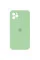 Чехол Silicone Case Square Full Camera Protective (AA) для Apple iPhone 11 Pro Max (6.5) - Мятный / Mint - фото