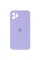 Чехол Silicone Case Square Full Camera Protective (AA) для Apple iPhone 11 Pro Max (6.5) - Сиреневый / Dasheen - фото
