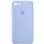 Чехол Silicone Case Square Full Camera Protective (AA) для Apple iPhone 6/6s (4.7) - Голубой / Lilac Blue