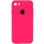 Чехол Silicone Case Square Full Camera Protective (AA) для Apple iPhone 6/6s (4.7) - Розовый / Barbie pink